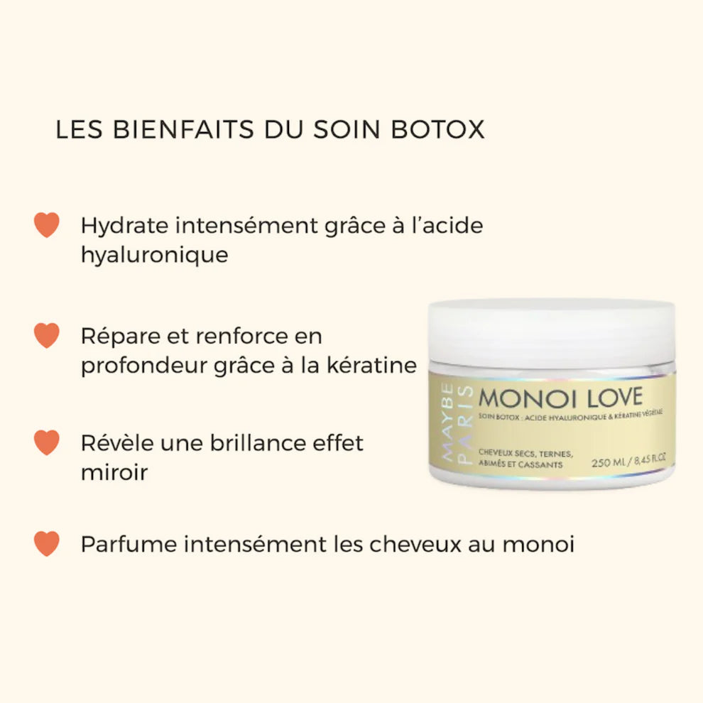 Soin Botox Capillaire Naturel - MAYBE PARIS