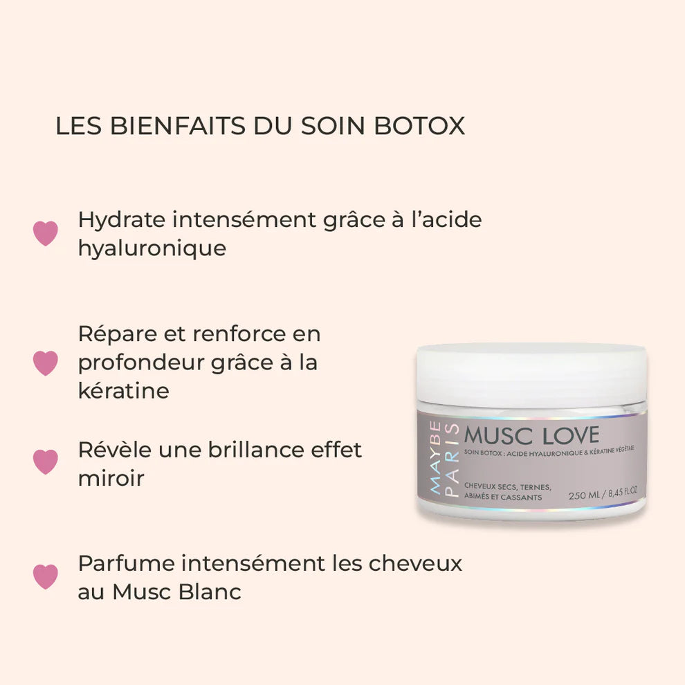 MUSK LOVE - Soin Botox Capillaire Naturel